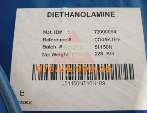 DEA Mã Lai - Diethanolamine - Chất nhũ hóa - tem