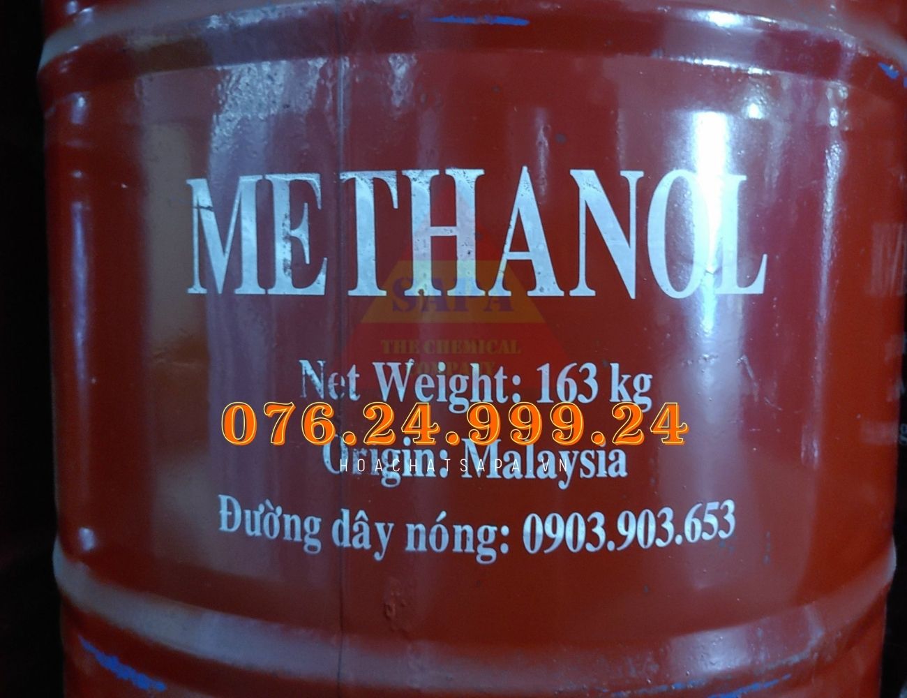 Dung môi methanol - methyl alcohol - ch3oh - Mã Lai - 01