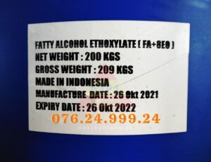 Fatty Alcohol Ethoxylate (FA+8EO) - Indonesia - 01
