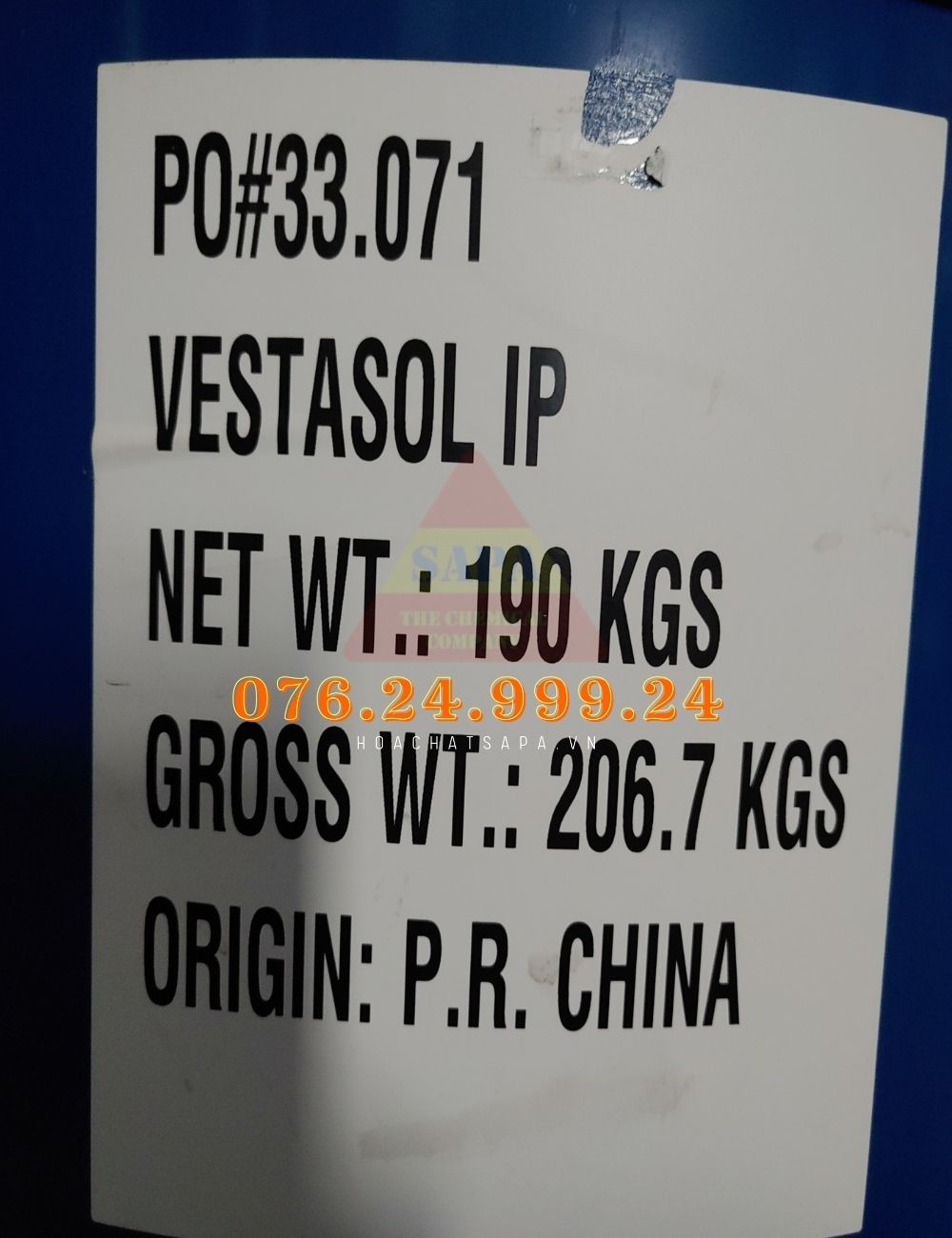Isophorone, Vestasol-IP (IPHO) a783 - 03