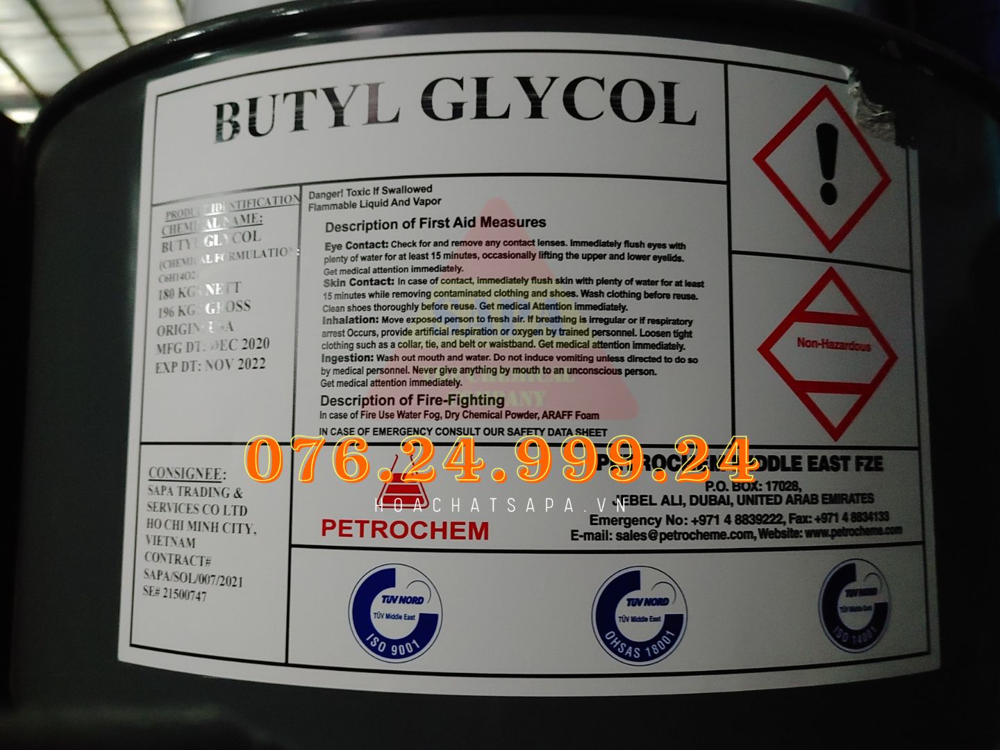 Butyl Glycol - BCS Petrochem (USA) - 01